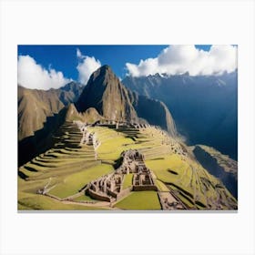 Machu Picchu landscape Canvas Print