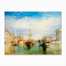 Venice, from the Porch of Madonna della Salute c1835 by Joseph Mallord William Turner Canvas Print