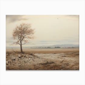 Autumn Landscape Painting Canvas Print