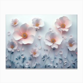 3d Artwork Flower 6 Canvas Print