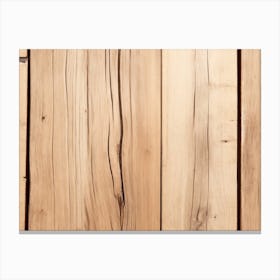 Brown wood plank texture background Canvas Print