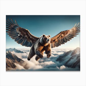 Bear Eagle Canvas Print