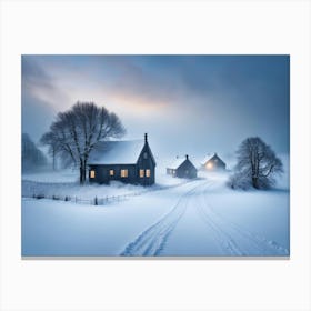 Winter Landscape 3 Canvas Print