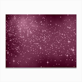Cotton Candy Shining Star Background Canvas Print
