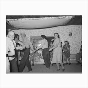 Untitled Photo, Possibly Related To The Broom Dance At The Square Dance, Pie Town, New Mexico, The Extra Girl Or M Canvas Print