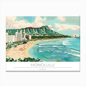 Honolulu Canvas Print