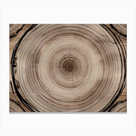 Ring Of Wood Canvas Print