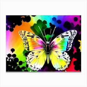 Rainbow Butterfly 3 Canvas Print