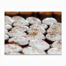 Cupcakes With Sprinkles 1 Canvas Print