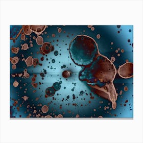 Blue Solar Eclipse 1 Canvas Print