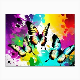 Colorful Butterflies 157 Canvas Print