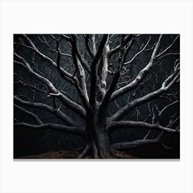 Tree In The Dark 1 Canvas Print