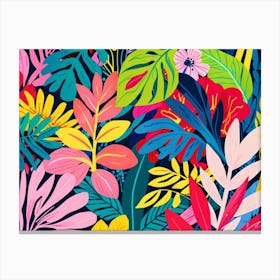 Tropical Leaves Canvas Print