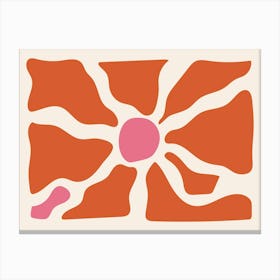 Orange Flower Canvas Print