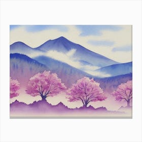 Sakura Trees 2 Canvas Print