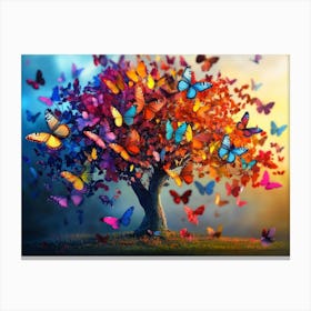 Butterfly Tree 8 Canvas Print