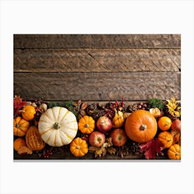 Thanksgiving Pumpkins 2 Canvas Print