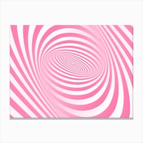 Illusion Spiral Canvas Print