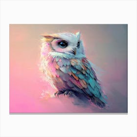 Owl Abstract Canvas Print