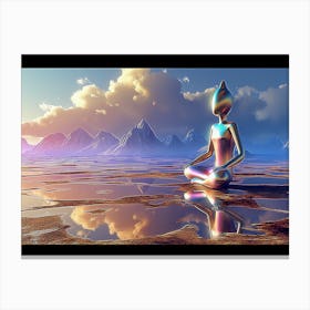 Alien meditation Canvas Print