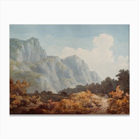 View Of The Mountains Canvas Print