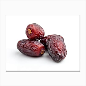 Dates On A White Background 11 Canvas Print