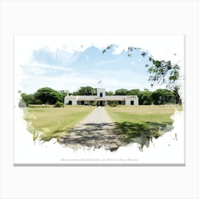 Museo Gauchesco Ricardo Güiraldes, San Antonio De Areco, Argentina Canvas Print