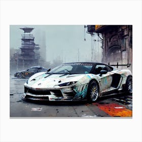 Futuristic Car 54 Canvas Print