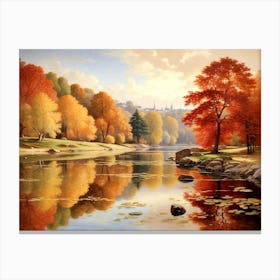 Autumn Reflections 1 Canvas Print