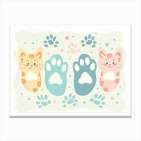 Cat Paws Canvas Print