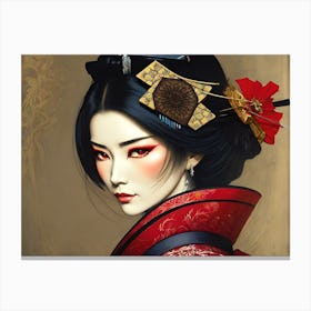 Geisha 19 Canvas Print