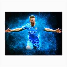 Kevin De Bruyne Goal Canvas Print