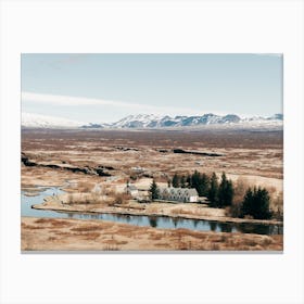 View Over Thingvellir National Park In Iceland Canvas Print
