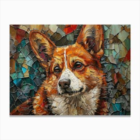 Welsh Corgi Fine Art Portrait 2 Canvas Print