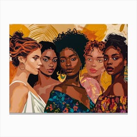 Women Of Color 28 Canvas Print