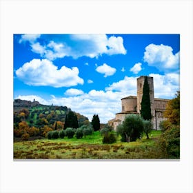 Church In Tuscany Canvas Print