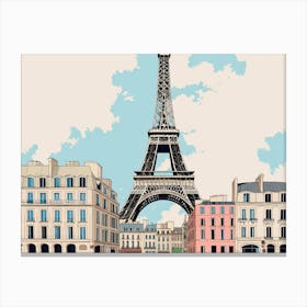 Paris Eiffel Tower 1 Canvas Print