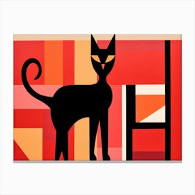 Black Cat 2 Canvas Print