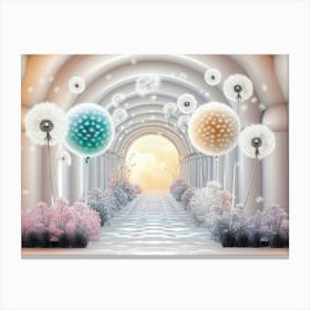 Dandelion Archway Canvas Print