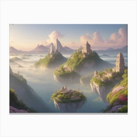 Fairytale Island Canvas Print