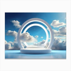 Cloudy Sky Canvas Print