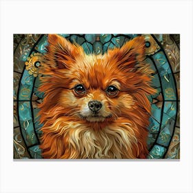 Pomeranian Fine Art Portrait 2 Canvas Print