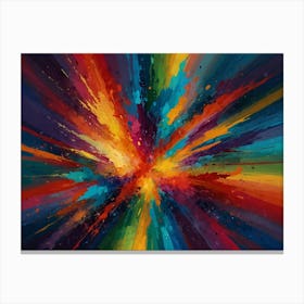 Burst Of Color Canvas Print