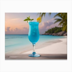 Cocktail On The Beach Canvas Print