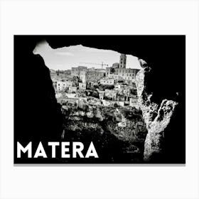 Matera In Italy Canvas Print