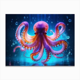 Cosmic Octopus 6 Canvas Print