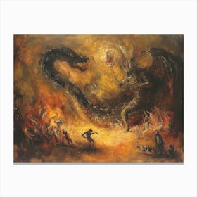 Contemporary Artwork Inspired By Francisco Goya 4 Canvas Print