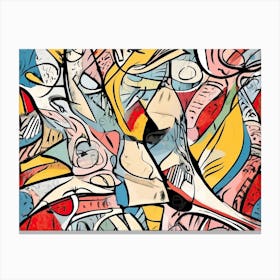 Abstract Tapestry Canvas Print