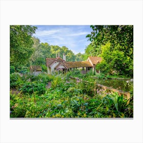 Duck Island Cottage Garden In St James Park London Canvas Print