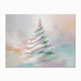 Abstract Christmas Tree 14 Canvas Print